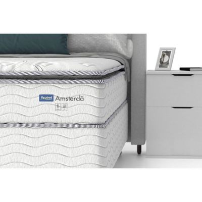 Colchão King Molas Ensacadas Masterpocket Amsterdã New Pillow Top (193x200x34) - Probel