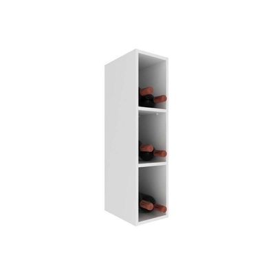 Armário Aéreo Cozinha Tecno Mobili Garrafeiro Cz-3318 20cm Branco
