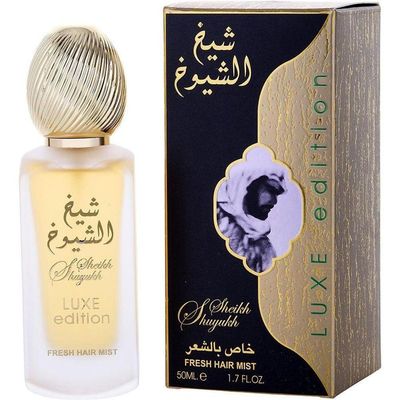 Água de Cheiro Unisex Lattafa Sheik Al Shuyukh Para O Cabelo 50ml - Edição Luxo