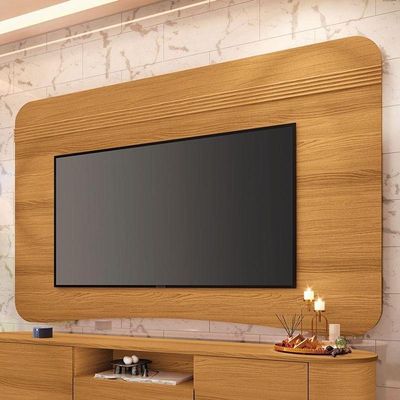 Painel Suspenso Armony Cinamomo Com Kit Mesa De Centro Sky Cinamomo - Hb Móveis