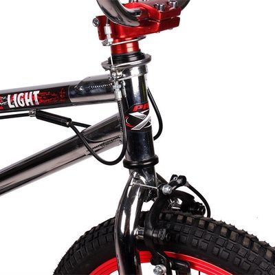 Bicicleta Aro 20 Bmx U-brake Rotor K7 Cog 9 Freedom P03 Cromado E Vermelho - D'rossi
