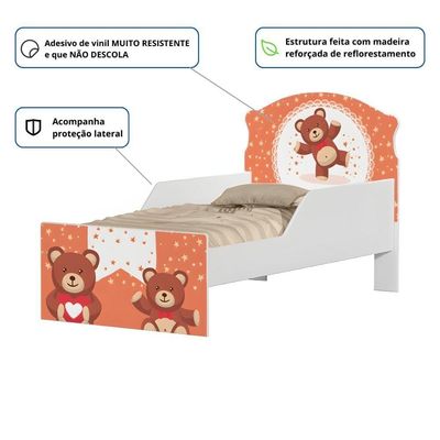Mini Cama Ursinho De Pelúcia
