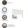 Cabeceira Sleep Movelove Cama Solteiro + Criado Suspenso