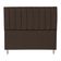 Cabeceira Queen 1,60m Holanda Suede Marrom - Pallazio