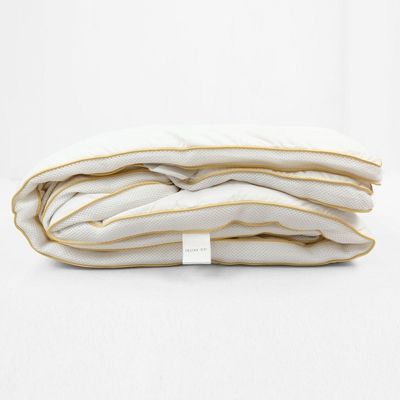 Protetor De Colchão Queen Pillow Top Plume Branco - Toque De Plumas Super Volumoso Alta Espessura