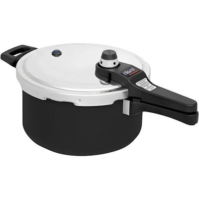Panela De Pressão Eterna 22 Cm 4,5 L Em Antiaderente Preta Nigro