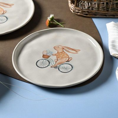 Conjunto De Pratos De Sobremesa 06 Peças Páscoa Bio Sweet Road Porto Brasil