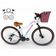 Bicicleta Aro 29 Feminina Absolute Hera Retrô Vintage 21v Hidráulica Confortável Cesta Selim 2 Molas - Branco Tam 15