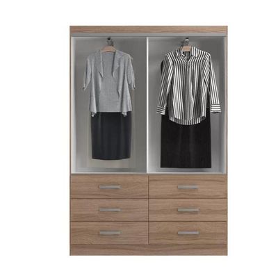 Guarda Roupa Casal Veneza Premium 2 Portas De Correr 6 Gavetas - Demolição Demolição