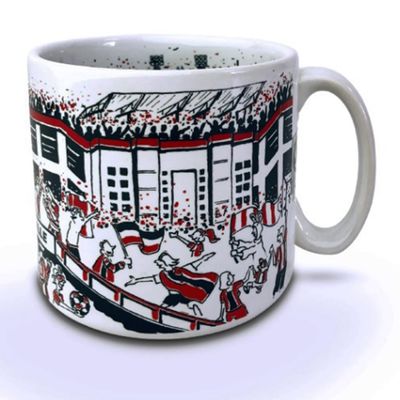 Caneca KazzaVip do Jec Cerâmica 360 ML Estádio Arena Joinville Licenciada Branco