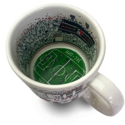 Caneca KazzaVip do Jec Cerâmica 360 ML Estádio Arena Joinville Licenciada Branco
