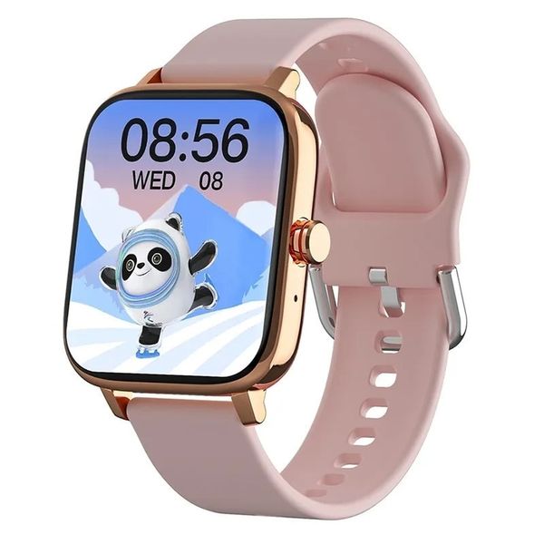 SmartWatch com mostrador personalizado para homens e mulheres Ouro