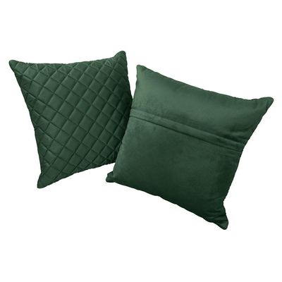 Kit 2 Almofadas Tressê 50x50cm Veludo Verde - Nexta Casa