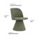 Kit 04 Cadeiras De Jantar Base Fixa Liz Linho Verde - Nexta Casa