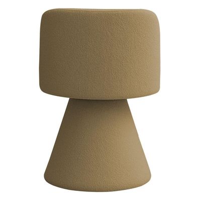 Kit 04 Cadeiras De Jantar Giratória Liz Bouclé Camel - Nexta Casa