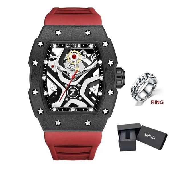 Relógio Masculino BAOGELA BGL224143 À Prova D'Água 40 / Vermelho