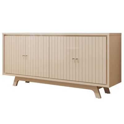 Aparador Buffet Para Sala De Jantar 4 Portas 180cm Junia D05 Off White - Lyam Decor