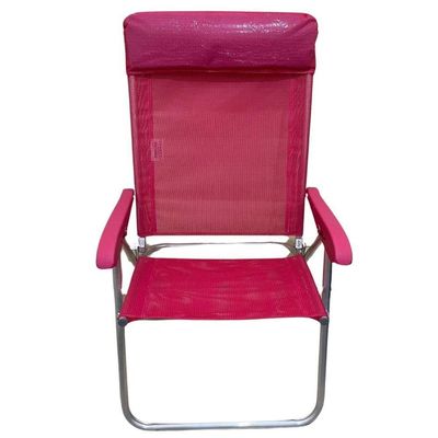 Cadeira Reclinavel Master Sanete Almofada Ronchetti 140 Kg Rosa