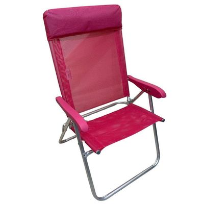 Cadeira Reclinavel Master Sanete Almofada Ronchetti 140 Kg Rosa