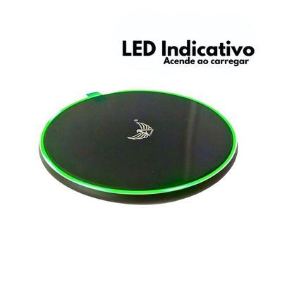 Carregador Rápido Por Indução Sem Fio 15w