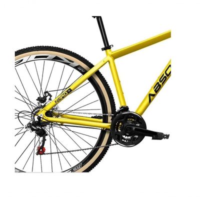 Bicicleta Aro 29 Absolute Nero 5 Alumínio Câmbios Shimano 24v Garfo Com Trava Mountain Bike Amarelo 17