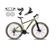 Bicicleta Aro 29 Absolute Nero 5 Alumínio 24v Câmbios Shimano Freio A Disco Hidráulico Mtb Oliva 15