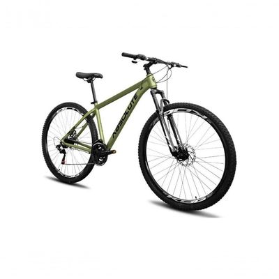 Bicicleta Aro 29 Absolute Nero 5 Alumínio 21v Câmbios Shimano Mountain Bike Freio A Disco Oliva 15