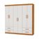 Guarda Roupa 6 Portas 4 Gavetas Allure -grand Line