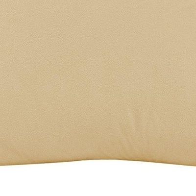 Capa De Almofada Decorativa Zion Suede 1 Peça 45cm X 45cm 100% Poliéster - Bege