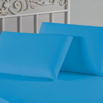 Fronha Nobre 1 Peça 50cm X 70cm Malha 100% Algodão - Turquesa