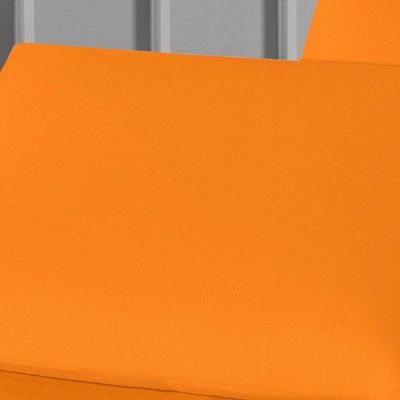 Fronha Nobre 1 Peça 50cm X 70cm Malha 100% Algodão - Laranja