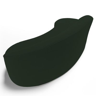 Sofá Living 3 Lugares 260cm Braço Direito Mozart D06 Veludo Verde - Mpozenato