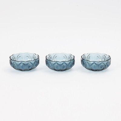 Conjunto De Tigelas Para Sobremesa 280ml 6 Peças La Vittra Azul