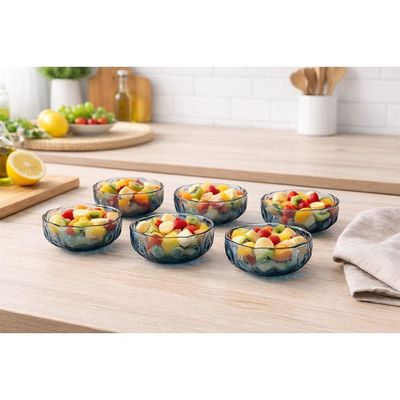 Conjunto De Tigelas Para Sobremesa 280ml 6 Peças La Vittra Azul