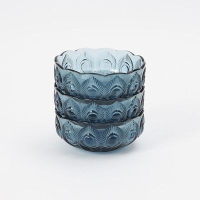 Conjunto De Tigelas Para Sobremesa 280ml 6 Peças La Vittra Azul