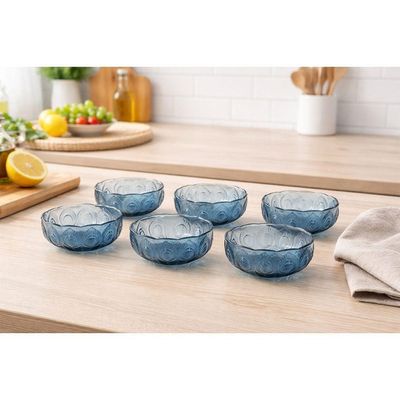 Conjunto De Tigelas Para Sobremesa 280ml 6 Peças La Vittra Azul