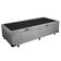 Cama Box Baú Solteiro Suede Mega Cama Cinza 88x188x45cm