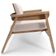 Kit 2 Poltronas Decorativa Para Sala Living Concept L02 Nature Suede Bege - Lyam Decor