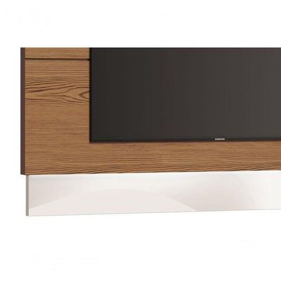 Painel Para Tv Classic 1.4 Freijó Com Off White - Imcal Móveis