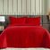 Kit Colcha Matelassê Percal 300 fios Basic Queen 07 Peças 100% Poliéster - Vermelho Lady