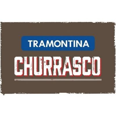 Garfo Trinchante Tramontina Churrasco com Lamina em Aço Inox e Cabo de Madeira 46 cm