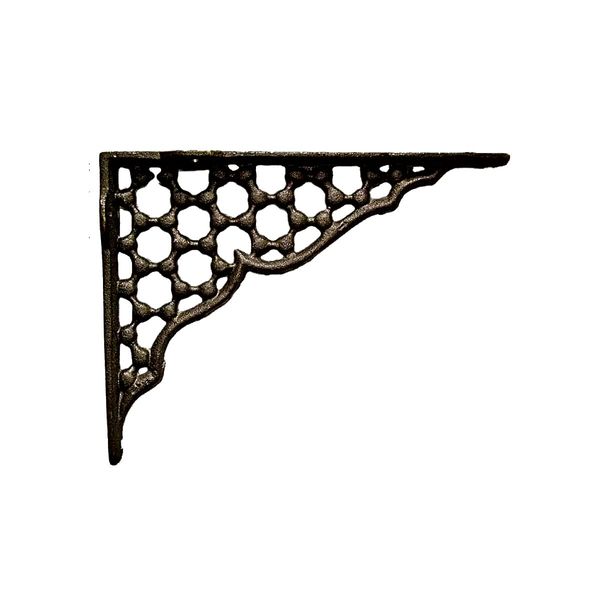 Cantoneira Mão Francesa Hera em ferro fundido N06 15x11,5cm