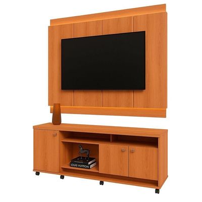 Rack com Painel para TV Lena 70" 183CM MDF MDP com LED Jequitiba
