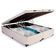 Cama Box Baú Queen Bipartido Sintético Mega Cama Branco 158x198x45cm