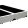 Cama Box Queen Bipartido Sintético Mega Cama Branco 158x198x42cm