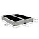 Cama Box Queen Bipartido Sintético Mega Cama Branco 158x198x42cm