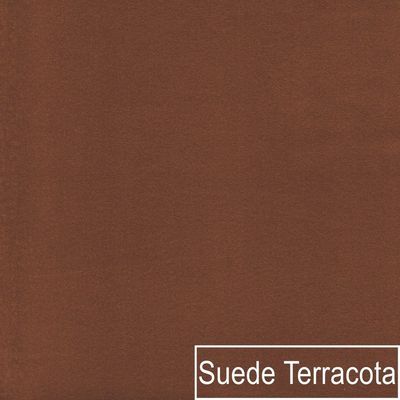 Kit Diva Recamier Diana 185Cm Lado Direito E 02 Poltronas Classic Suede Terracota