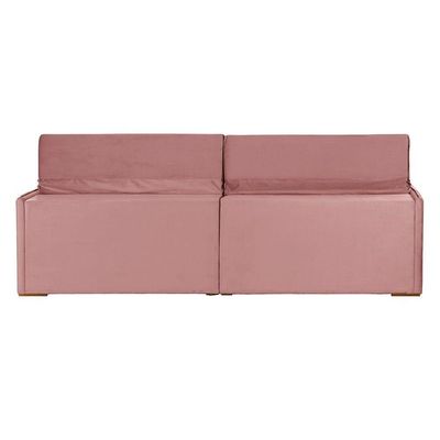 Sofá 4 Lugares 2.30 Mt Com Molas Retrátil E Reclinável Rose