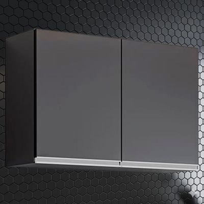 Armario Aereo 2 Portas 80 Cm Bp Isis Preto