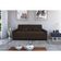 Sofá Cama Lavínia 3 Lugares Suede Marrom Matrix